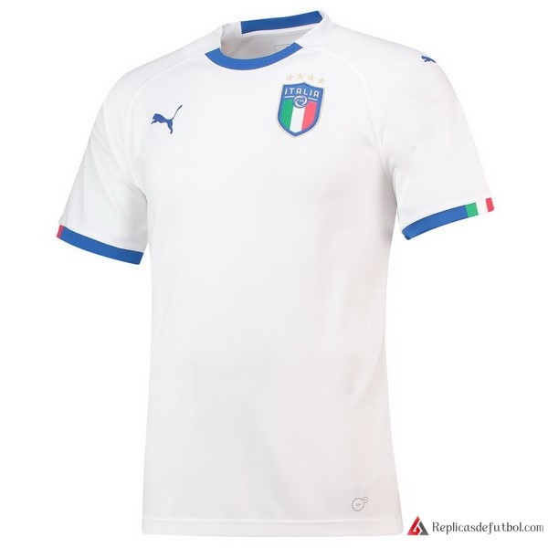 Camiseta Seleccion Italia Segunda equipación 2018 Blanco